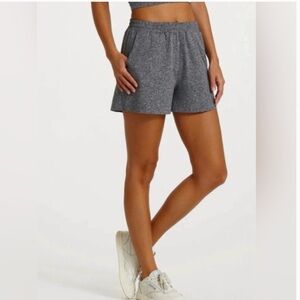 Vuori Boyfriend Shorts, Heathered Gray